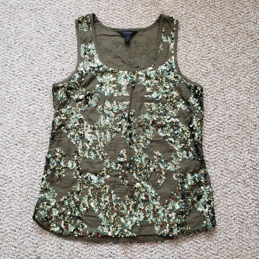 J. Crew Sequin Sparkle Top